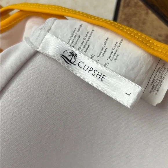 Cupshe Yellow and Floral Bikini Set - Picture 2 of 3